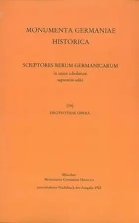 Winterfeld |  Hrotsvithae Opera | Buch |  Sack Fachmedien