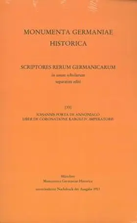 Salomon | Iohannis Porta de Annoniaco Liber de coronatione Karoli IV. imperatoris | Buch | 978-3-447-17161-8 | www.sack.de