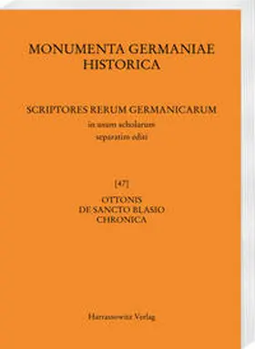 Hofmeister |  Ottonis de Sancto Blasio Chronica | Buch |  Sack Fachmedien