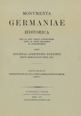 Schwalm |  Constitutiones et acta publica imperatorum et regum (1313-1324) | Buch |  Sack Fachmedien