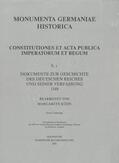 Akademie der Wissenschaften der DDR |  Constitutiones et acta publica imperatorum et regum (1349) | Buch |  Sack Fachmedien