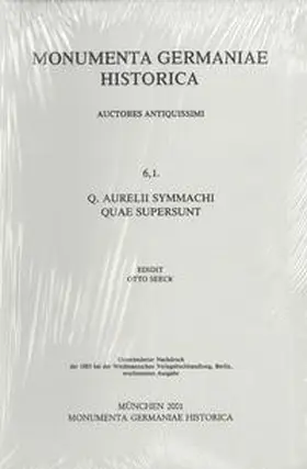 Seeck |  Q. Aurelii Symmachi quae supersunt | Buch |  Sack Fachmedien