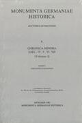 Mommsen |  Chronica minora saec. IV. V. VI. VII. | Buch |  Sack Fachmedien