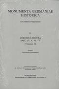 Mommsen |  Chronica minora saec. IV. V. VI. VII. | Buch |  Sack Fachmedien