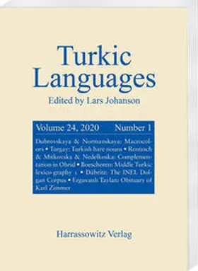 Johanson |  Turkic Languages 24 (2020) 1 | Buch |  Sack Fachmedien