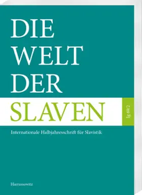 Buncic / Buncic / Frank |  Die Welt der Slaven 69 (2024) 2 | Buch |  Sack Fachmedien
