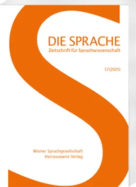 Fellner / Nedoma / Schumacher |  Die Sprache 57 (2025) | Buch |  Sack Fachmedien