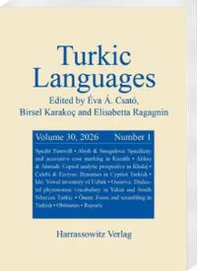 Karakoç / Ragagnin / Csató |  Turkic Languages 30 (2026) 2 | Buch |  Sack Fachmedien