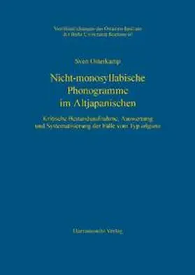 Osterkamp |  Nicht-monosyllabische Phonogramme im Altjapanischen | eBook | Sack Fachmedien