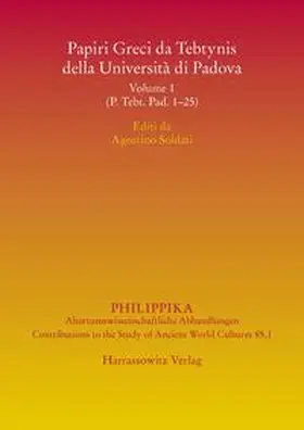 Soldati |  Papiri Greci da Tebtynis della Università di Padova | eBook | Sack Fachmedien