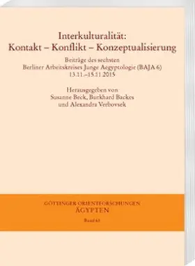 Beck / Backes / Verbovsek |  Interkulturalität: Kontakt – Konflikt – Konzeptualisierung | eBook | Sack Fachmedien