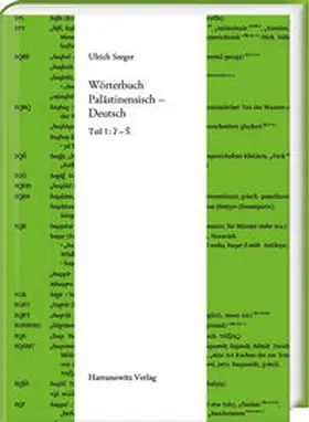 Seeger |  Wörterbuch Palästinensisch – Deutsch | Buch |  Sack Fachmedien