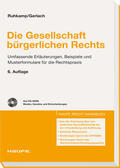 Ruhkamp / Gerlach |  Die Gesellschaft bürgerlichen Rechts | Buch |  Sack Fachmedien