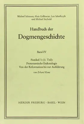 Kunz / Schmaus / Grillmeier |  Protestantische Eschatologie | Buch |  Sack Fachmedien