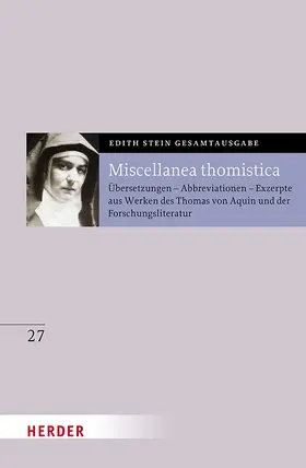 Stein / Speer / Tommasi |  Miscellanea thomistica | Buch |  Sack Fachmedien