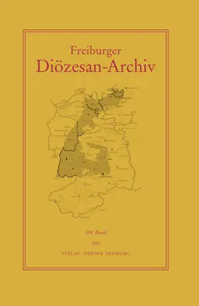  Freiburger Diözesan-Archiv, 138. Band 2018 | Buch |  Sack Fachmedien