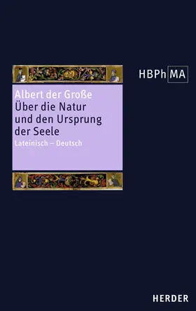  Liber de natura et origine animae. Über die Natur und den Ursprung der Seele | Buch |  Sack Fachmedien