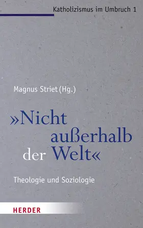 Striet |  "Nicht außerhalb der Welt" | Buch |  Sack Fachmedien