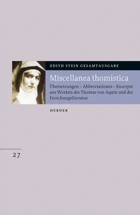 Stein / Speer / Tommasi |  Miscellanea thomistica | Buch |  Sack Fachmedien