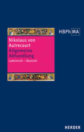 von Autrecourt / Lutz-Bachmann / Fidora | Allgemeine Abhandlung | Buch | 978-3-451-37603-0 | sack.de