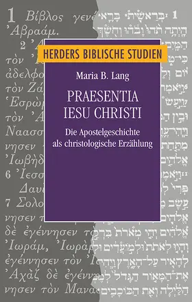 Lang |  Praesentia Iesu Christi | Buch |  Sack Fachmedien