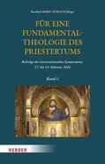 Ouellet |  Für eine Fundamentaltheologie des Priestertums, Bd. 1 | Buch |  Sack Fachmedien