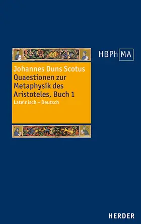 Söder |  Quaestionen zur Metaphysik des Aristoteles, Buch I. Quaestiones super libros Metaphysicorum Aristotelis, liber I | Buch |  Sack Fachmedien