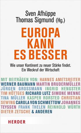 Sigmund / Afhüppe | Europa kann es besser | E-Book | sack.de