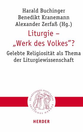 Buchinger / Kranemann / Zerfaß | Liturgie – "Werk des Volkes"? | E-Book | sack.de