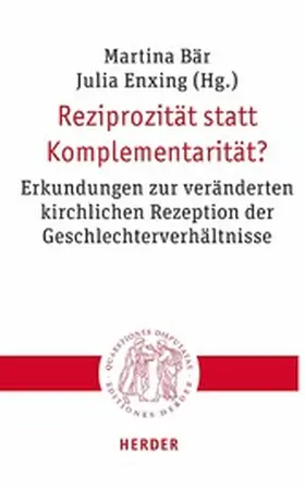 Bär / Enxing |  Reziprozität statt Komplementarität? | eBook | Sack Fachmedien