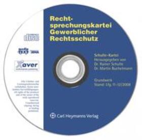 Schulte / Buchetmann | Rechtsprechungskartei Gewerblicher Rechtsschutz auf CD-ROM | Sonstiges | 978-3-452-23732-3 | sack.de