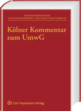 Dauner-Lieb / Simon | Kölner Kommentar zum UmwG | Buch | 978-3-452-26097-0 | sack.de