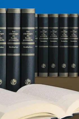  BGH Strafsachen Entscheidungen Bd 52 Heft 2 | Buch |  Sack Fachmedien