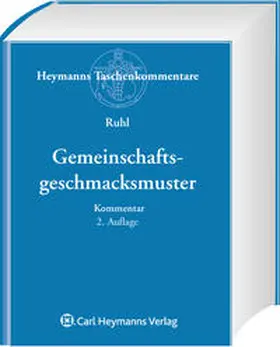 Ruhl |  Gemeinschaftsgeschmacksmuster | Buch |  Sack Fachmedien