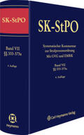 Wolter |  SK-StPO Systematischer Kommentar zur Strafprozessordnung Band VII | Buch |  Sack Fachmedien