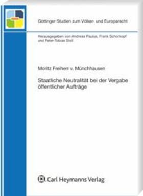 Münchhausen | Staatliche Neutralität bei der Vergabe öffentlicher Aufträge | Buch | 978-3-452-27415-1 | sack.de