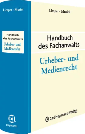Limper / Musiol |  Handbuch des Fachanwalts Urheber- und Medienrecht | Buch |  Sack Fachmedien