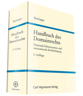 Bettinger |  Handbuch des Domainrechts | Buch |  Sack Fachmedien