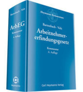 Bartenbach / Volz | Arbeitnehmererfindungsgesetz: ArbEG | Buch | 978-3-452-29121-9 | sack.de