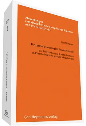 Mohamed |  Die Legitimationszession im Aktienrecht (AHW 231) | Buch |  Sack Fachmedien