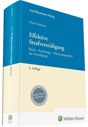 Sommer | Sommer, U: Effektive Strafverteidigung | Buch | 978-3-452-29523-1 | sack.de