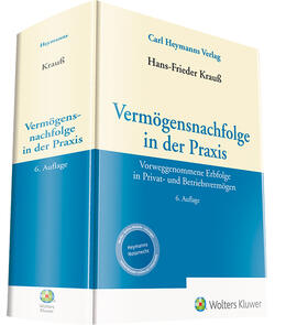 Krauß | Krauß, H: Vermögensnachfolge in der Praxis | Buch | 978-3-452-29538-5 | sack.de