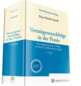 Krauß | Vermögensnachfolge in der Praxis | Buch | 978-3-452-29538-5 | www.sack.de