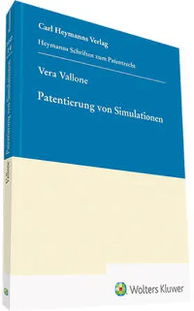 Vallone |  Patentierung von Simulationen (HSP 14) | Buch |  Sack Fachmedien