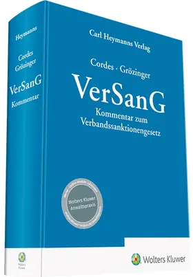 Cordes / Grözinger |  VerSanG - Kommentar | Buch |  Sack Fachmedien