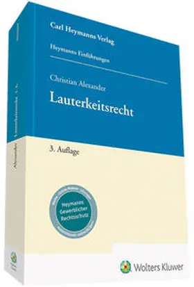 Alexander |  Lauterkeitsrecht | Buch |  Sack Fachmedien