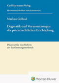 Gollrad |  Gollrad, M: Dogmatik und Voraussetzungen der patentrechtl | Buch |  Sack Fachmedien