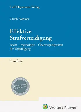 Sommer |  Effektive Strafverteidigung | Buch |  Sack Fachmedien