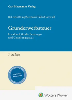 Behrens / Böing / Seemaier | Grunderwerbsteuer | Buch | 978-3-452-30151-2 | sack.de