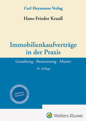 Krauß | Immobilienkaufverträge in der Praxis | Buch | 978-3-452-30163-5 | sack.de